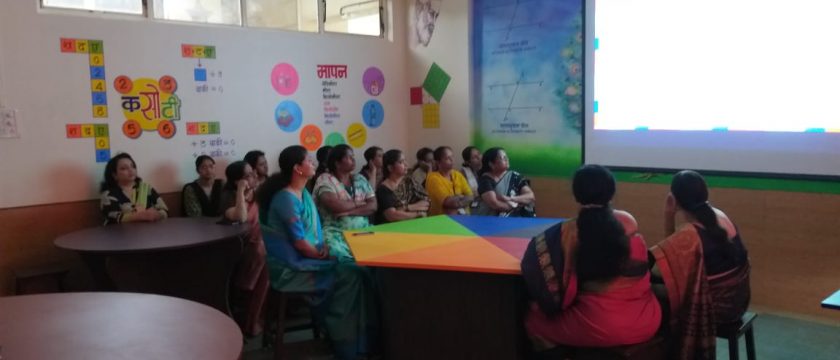 पार्ले टिळक मराठी माध्यम शाळेतील अद्ययावत गणित कक्षेचे उद्घाटन