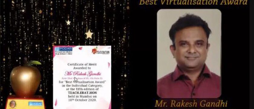 TEACHERATHON 2020-Best Virtualisation Award