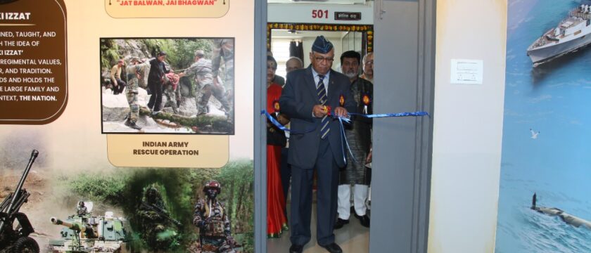 शौर्य दालन उद्घाटन मराठी शाळेचे माजी विद्यार्थी भारतीय हवाई दल प्रमुख मा.श्री. प्रदीप नाईक (निवृत्त)