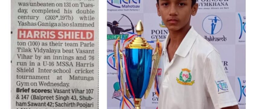 Harris shield tournaments: Massive victory for Parle Tilak