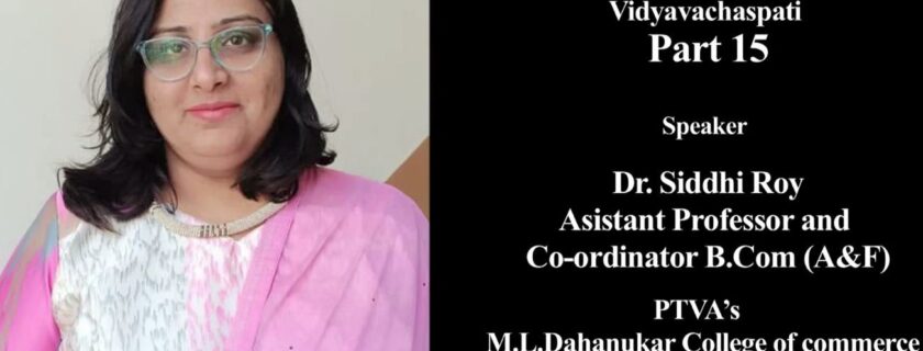 Dr.Siddhi Roy, Faculty at MLDC speaks on “A Study Of Financial Literacy Among Teachers In Senior Colleges Affiliated To The University Of Mumbai And Its Reflection on Their Investment Decisions ” in Vidyavachaspati part15