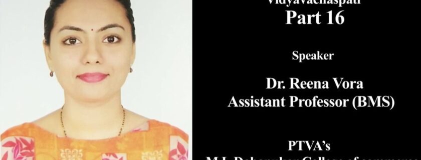 Dr.Reena Vora, Faculty at MLDC speaks on ‘A Study On Ethical Marketing Strategies Affecting Consumer Buying Behaviour With Regards To Cosmetic Brands In Mumbai’ in Vidyavachaspati part16